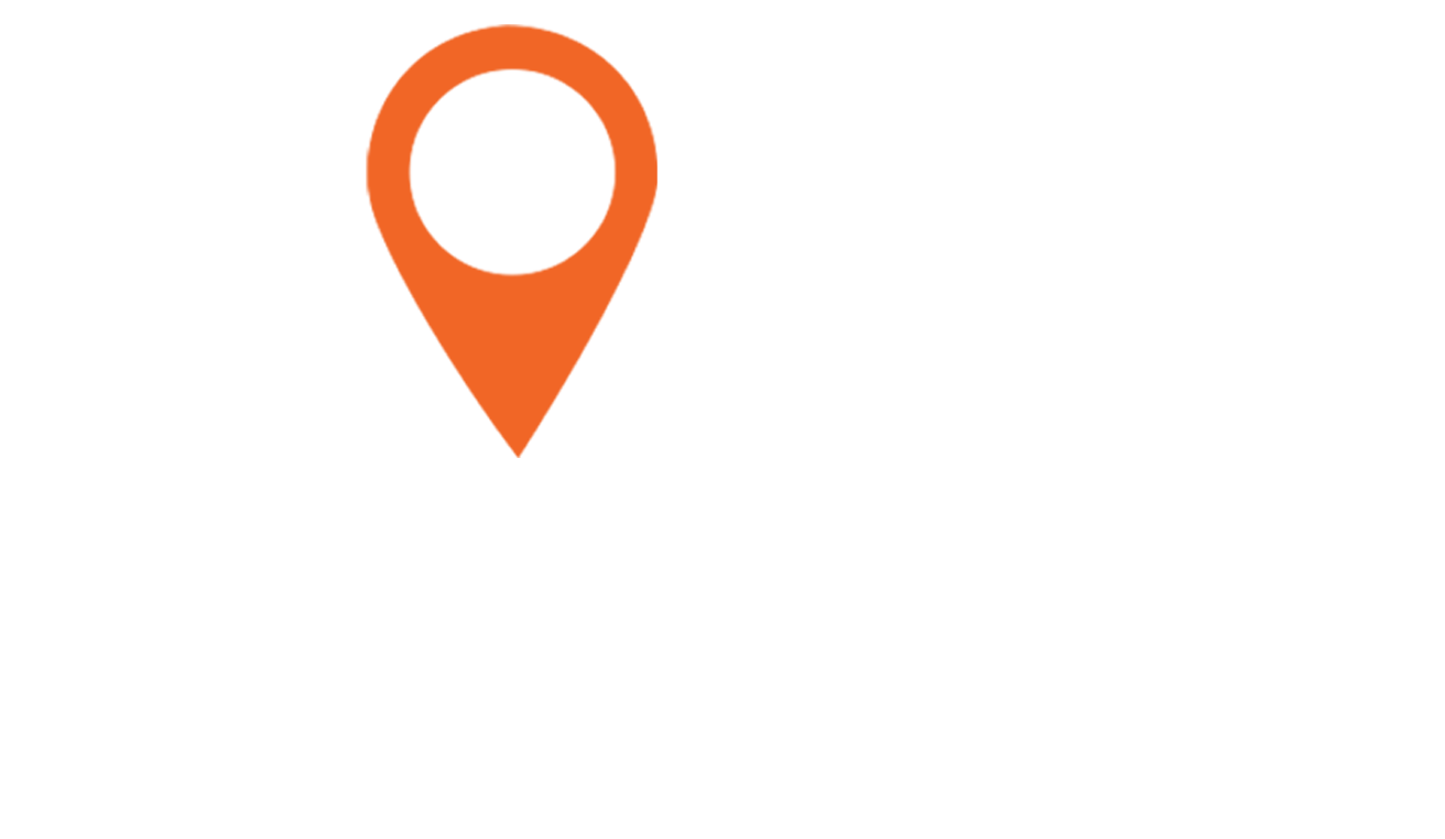 Orange vertical rectangle centered on a white background.